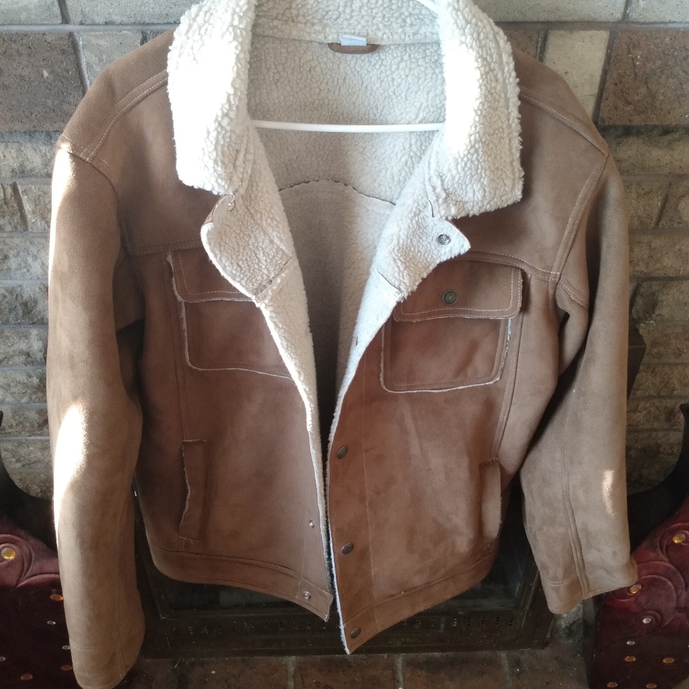 Old Navy Work Wear Jacket (Size Large) (Brown)